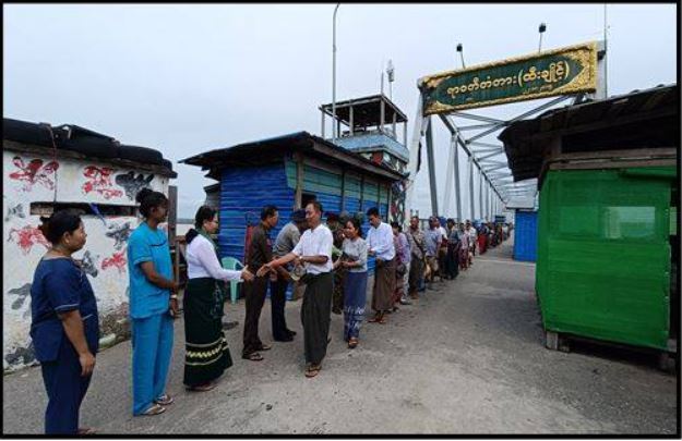 Government Staff and Supply Convoys Reach Towns Along Mandalay–Myitkyina Route Following...