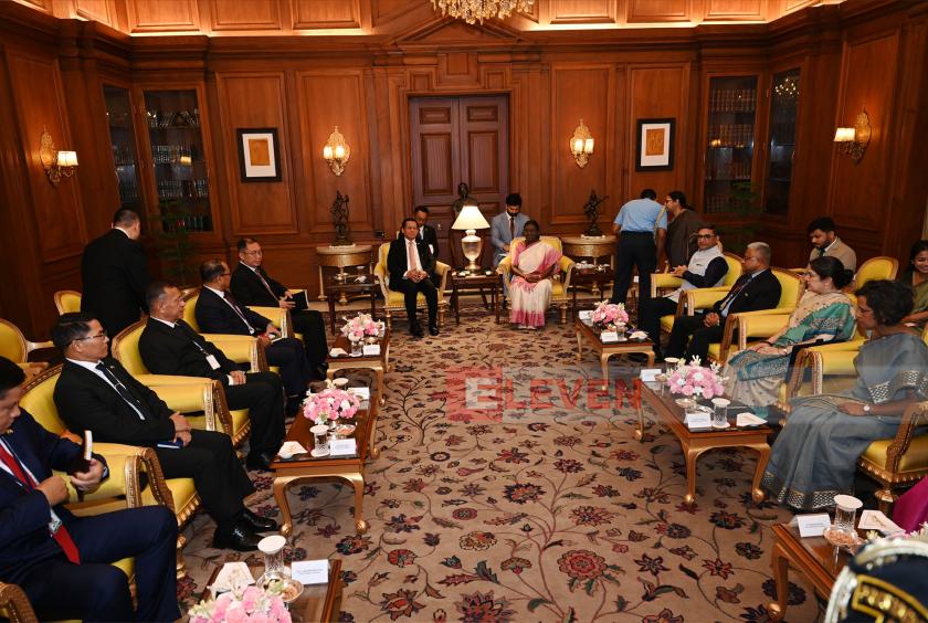 Myanmar President Meets Indian President Droupadi Murmu During Official Visit to India