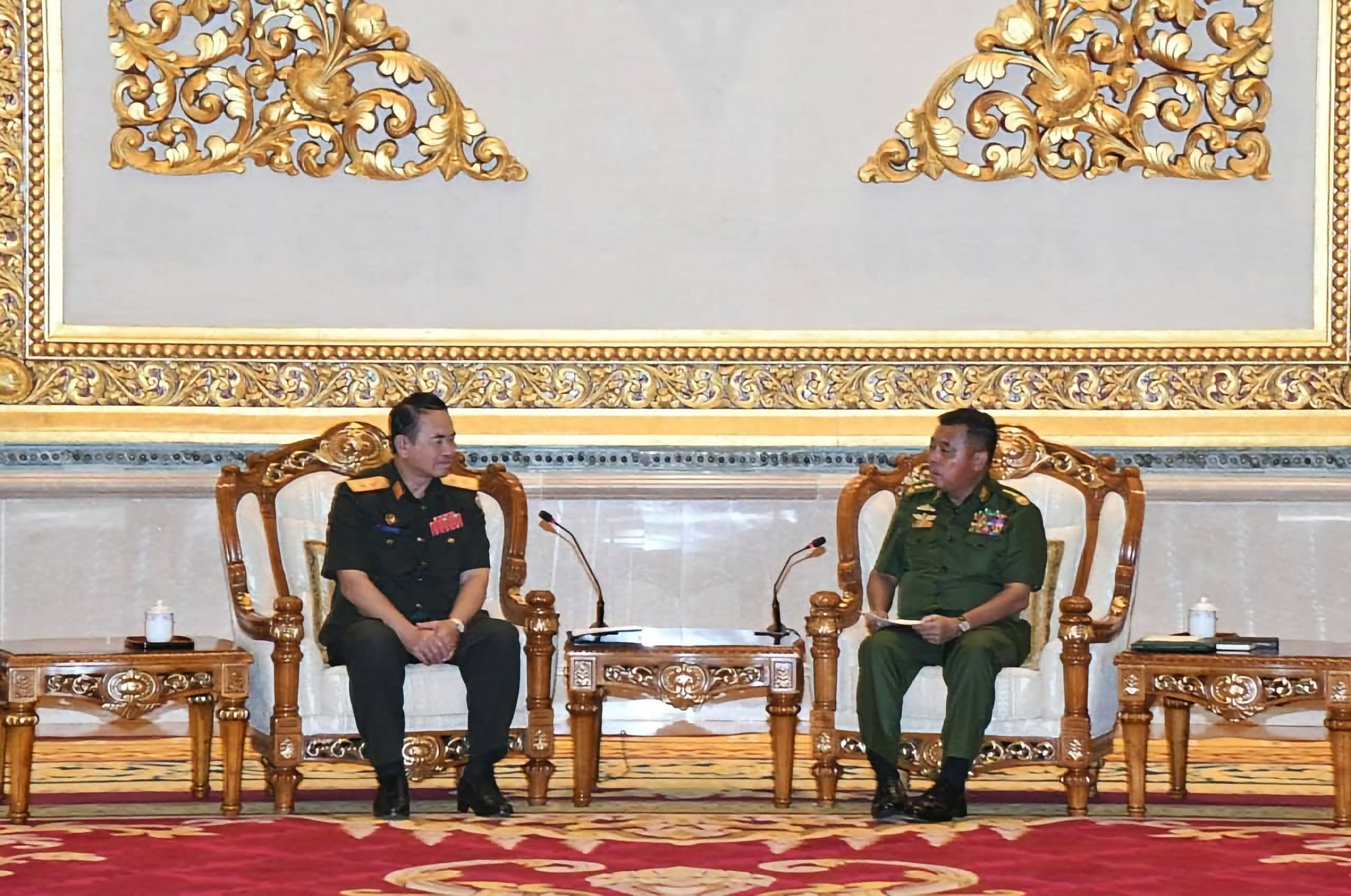 Myanmar and Laos Military Officials Discuss Enhancing Border Security and Mekong River Cooperation