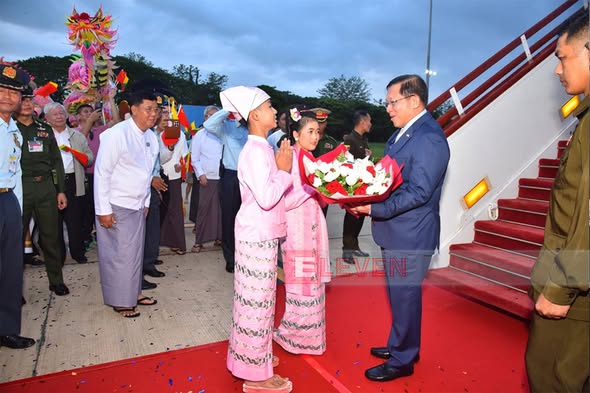 President U Min Aung Hlaing returns to Nay Pyi Taw after official visit to China