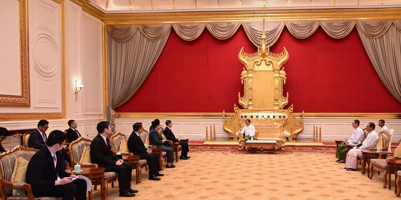 President U Min Aung Hlaing, Chinese Special Envoy Hold Talks on Boosting Bilateral...