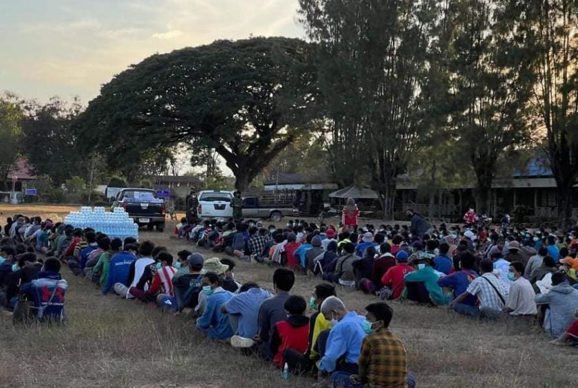 Continuous Lay Kay Kaw fighting forces 2,503 peoples fleeing to...