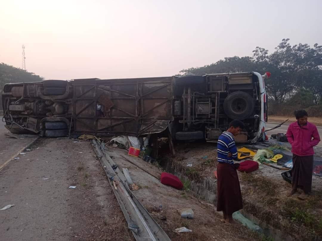 Traffic accident on Yangon-Mandalay Expressway kills three people ...