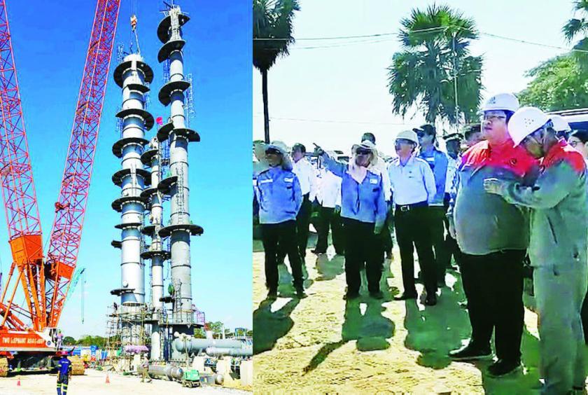 Ministry implements Thanlyin Oil Refinery Project to address fuel shortages in Myanmar