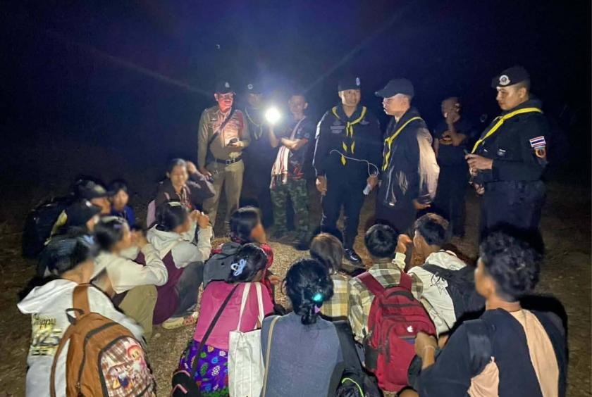 Sixteen Myanmar migrant workers arrested for illegal entry in Thailand’s Tak Province