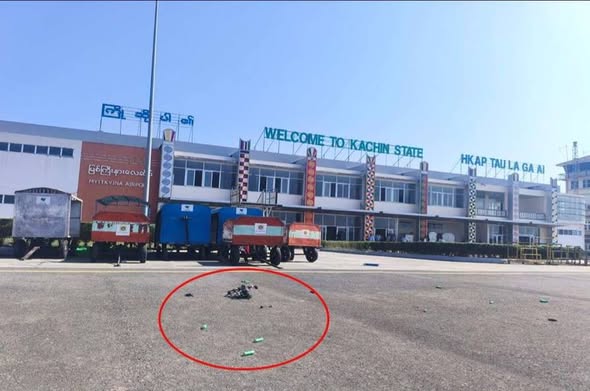 FPV Drones target Myitkyina Airport; no damage reported after...