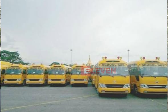 School ferries, staff shuttles and factory vehicles permitted...