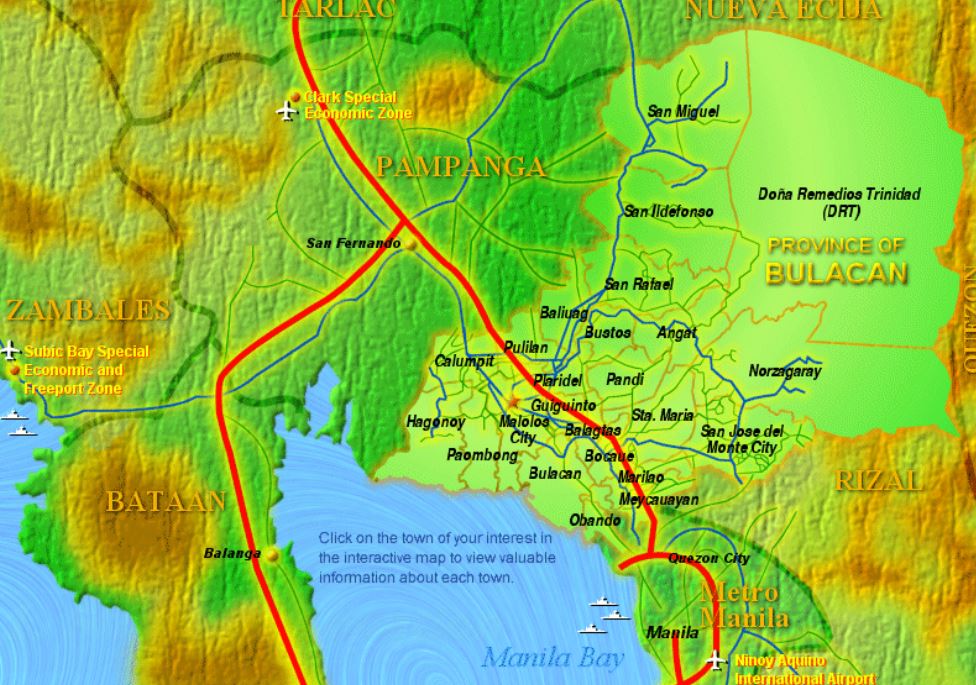 Bulacan To Pampanga Map Update] Strong Chlorine Solution Downs 14 In Resort Pool North Of Manila |  #Asianewsnetwork | Eleven Media Group Co., Ltd