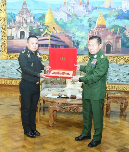 SSPC Vice Chairman meets Thai military official in Nay Pyi Taw to enhance joint measures