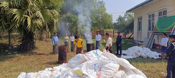 Election materials from 2020 Election destroyed in parts of Yangon and Mandalay Regions