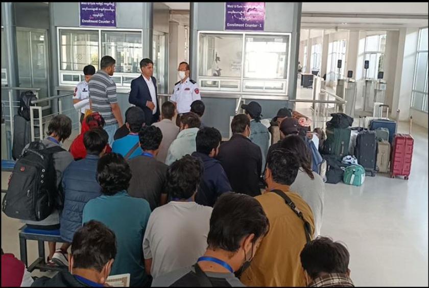 32 more foreign nationals who illegally entered Myanmar transferred to relevant countries