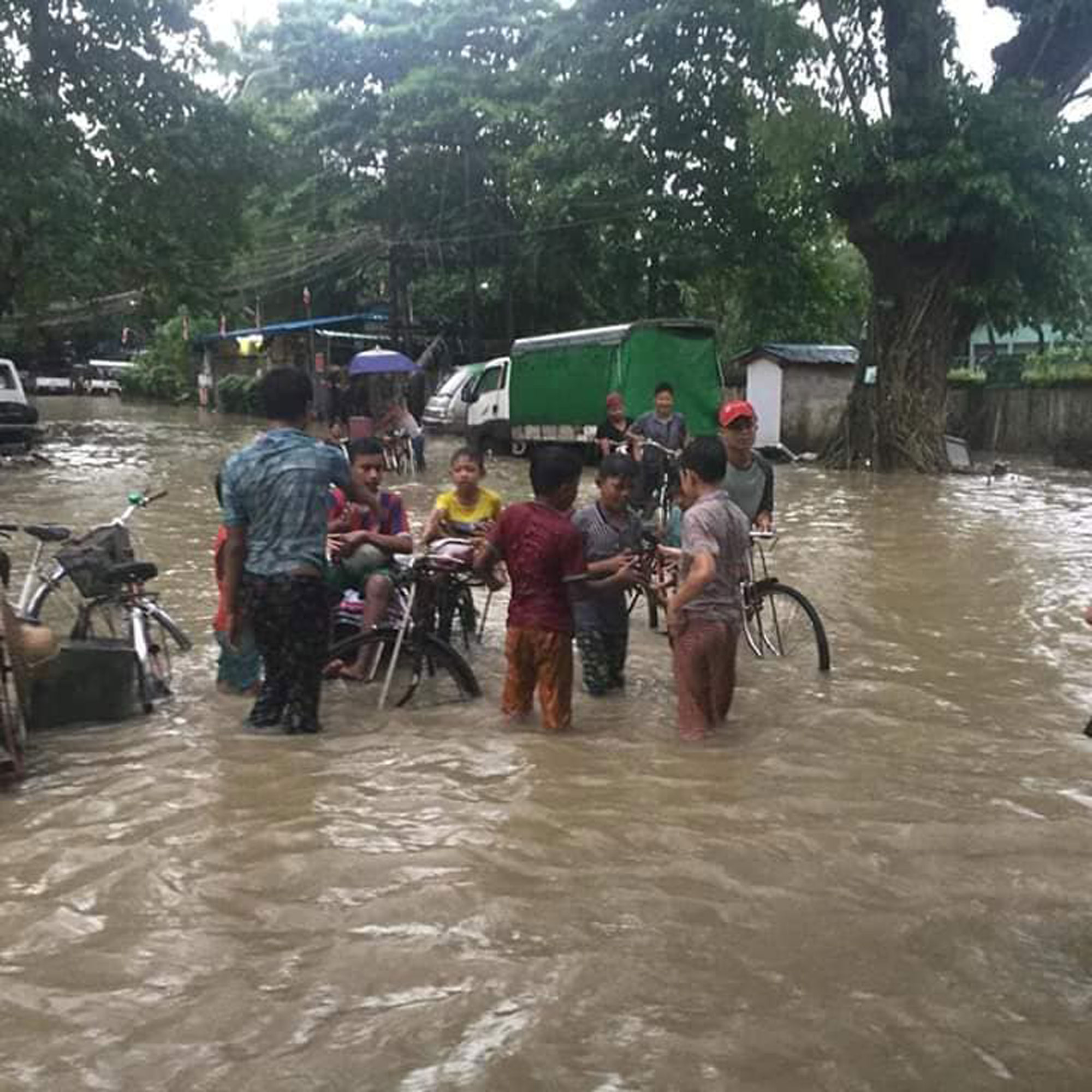 High tides occur in some townships in Yangon | Eleven Media Group Co., Ltd