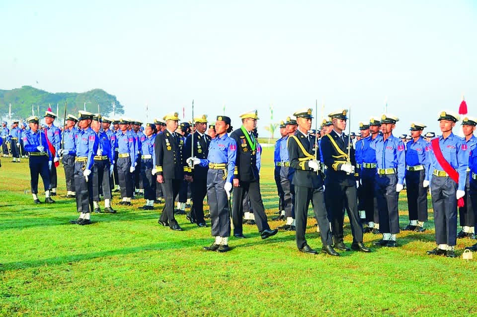 Myanmar Navy Highlights Successful Construction of 3,500-Ton Frigate at Officer Graduation Ceremony
