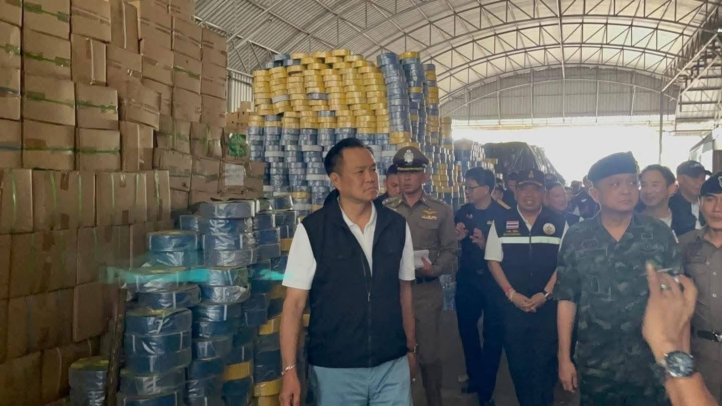 Thai PM Leads Raid on Myanmar Businessman’s Warehouse Holding...