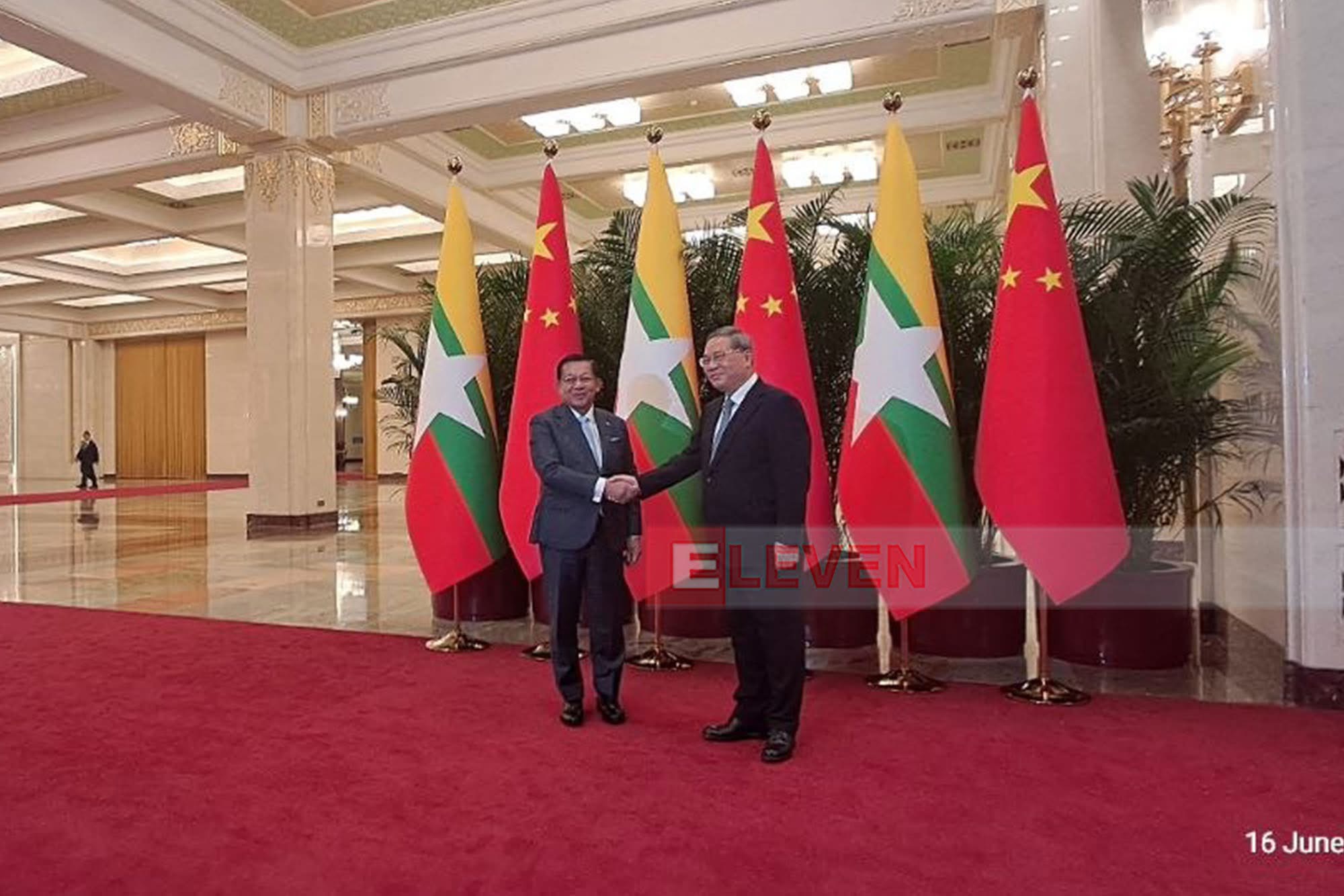 Myanmar President, Chinese Premier Discuss Expanding Bilateral Cooperation