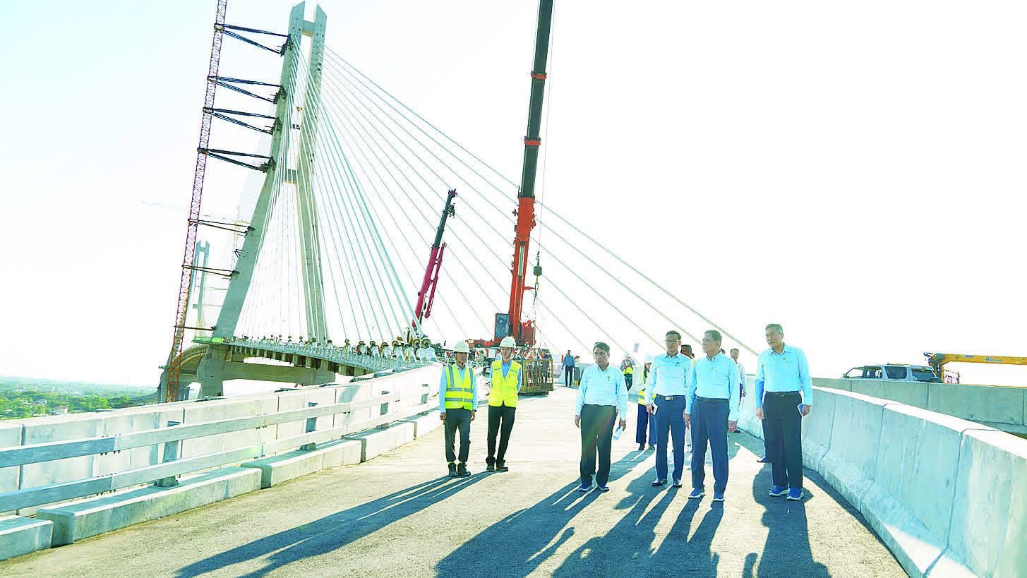 Myanmar–Korea Friendship Bridge (Dala) nears completion