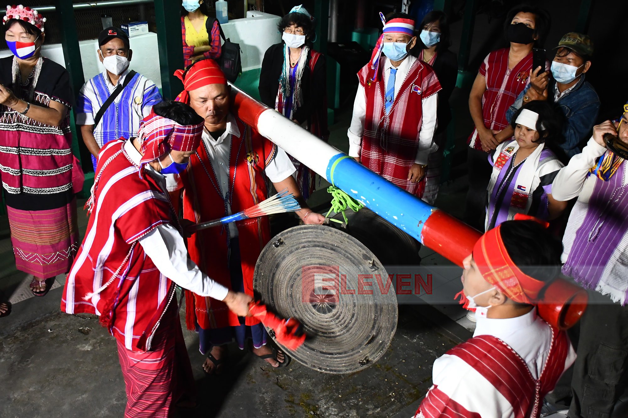 Flag hoisting ceremony in honor of Karen New Year Day held | Eleven