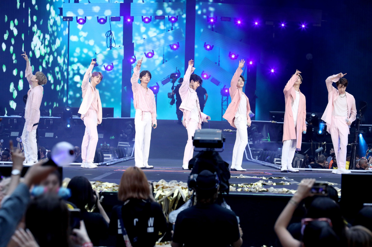 BTS performs at historic soldout Wembley concert