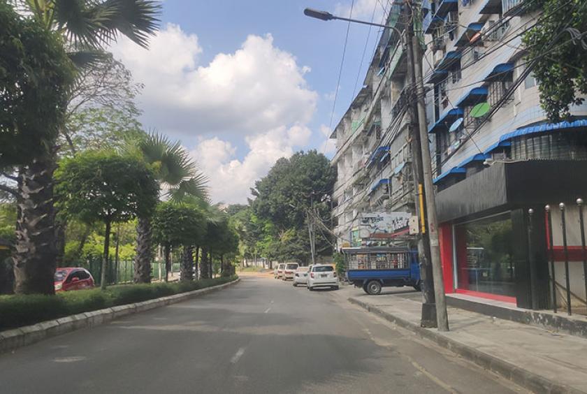 Natmauk Road in front of UN office in Yangon reopens after eight-month ...