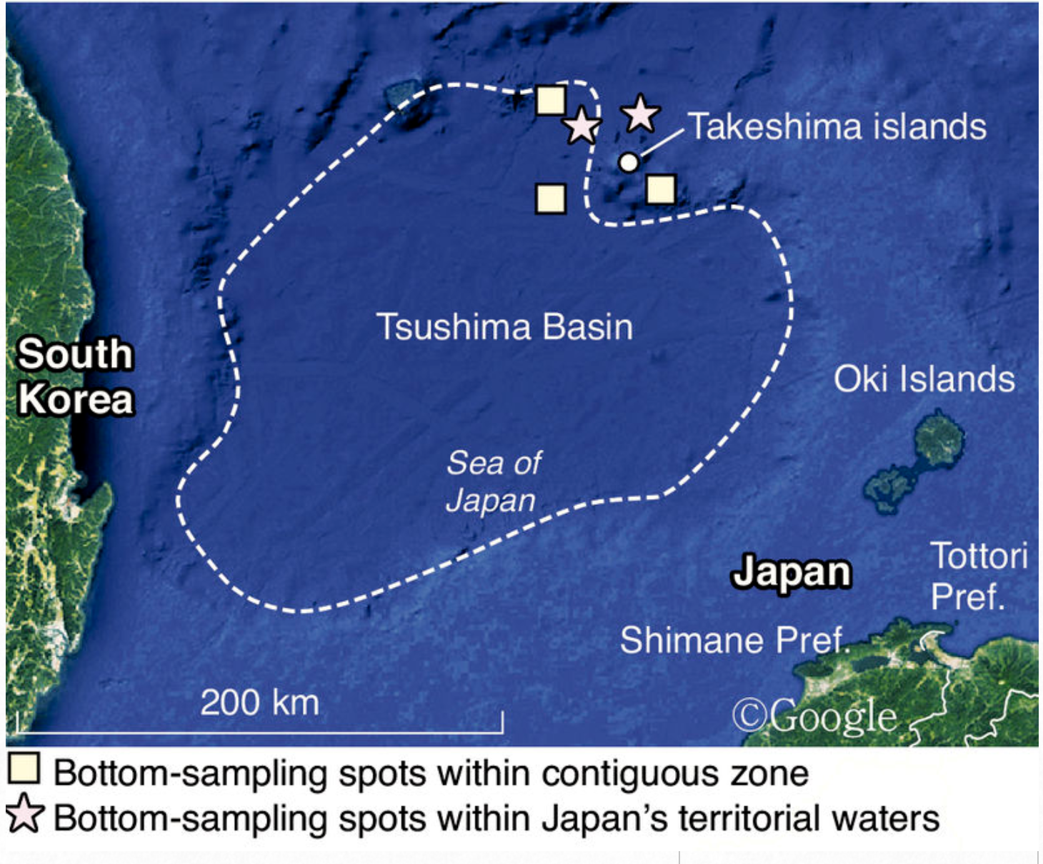 S. Korea collected seabed samples near Takeshima island without Japan's  consent | #AsiaNewsNetwork | Eleven Media Group Co., Ltd