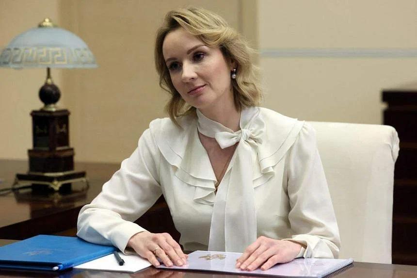 Russia’s Commissioner for Children’s Rights, Maria Lvova-Belova, faces the same charges. PHOTO: REUTERS