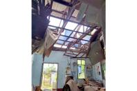 Photo-Rural clinic in Duyinseik village was destroyed as a result of explosion