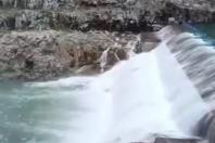 Lower Paunglaung Dam in Zeyarthiri Township, Nay Pyi Taw Union Territory, seen in early August.