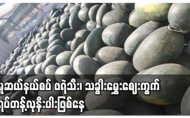Embedded thumbnail for တရုတ်နိုင်ငံက COVID-19 ရောဂါထိန်းချုပ်မှုကြောင့် မူဆယ်နယ်စပ် ဖရဲသီး၊ သခွါးမွှေးဈေးကွက် ရပ်တန့်လုနီးပါးဖြစ်နေ 