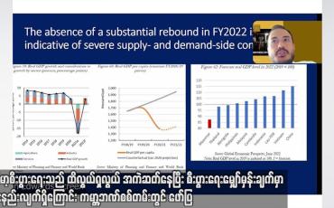 Embedded thumbnail for မြန်မာ့စီးပွားရေးသည် ထိလွယ်ရှလွယ် အကဲဆတ်နေပြီး ပြုပြင်ပြောင်းလဲမှုများ နောက်ကြောင်း