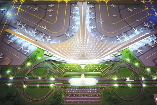 An artist’s rendering of the proposed Long Thành International Airport in the southern province of Đồng Nai. — Photo courtesy of Airports Corporation of Việt Nam 