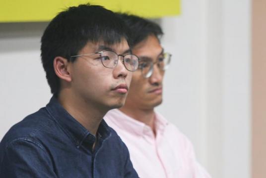 Secretary-general of pro-democracy party Demosistō Joshua Wong said Wednesday that protest will continue until the day HK has a free election. (NOWnews)