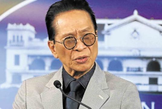 Presidential spokesperson Salvador Panelo (File photo from Philippine Daily Inquirer) 
