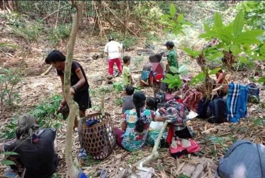 Displaced people in Tanintharyi Region