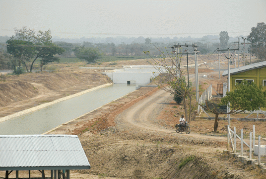 Pyawt Ywar River Pumping Project site’s station 