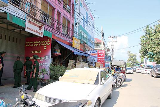 A gold shop robbed in Tachileik (Photo-Golden Triangle News)