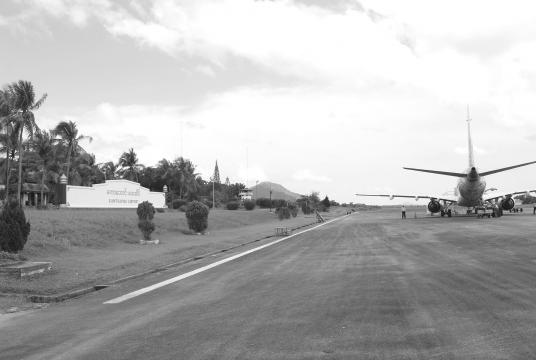 A photo of Kawthaung Airport.