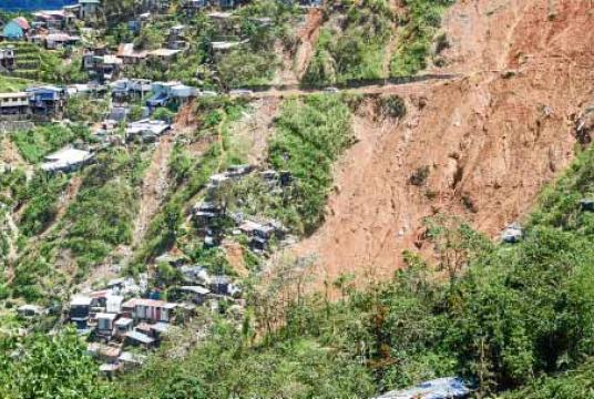 A Harvard study has found that most Filipinos are unprepared for natural disasters like typhoons, floods, quakes and landslides due to lack of funds, as nearly half of the population doesn’t meet basic needs like food and shelter.20190206-landslides