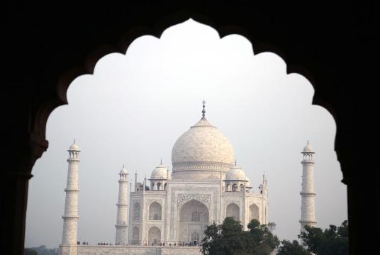 Eternal love: The Taj Mahal stands the test of time in all of its glory in Agra, India. (The Jakarta Post/P.J. Leo)