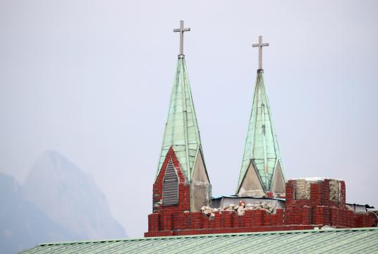 Sarang Jeil Church in Seongbuk, a district in northern Seoul, is at the center of the coronavirus resurgence in Korea. (Yonhap)