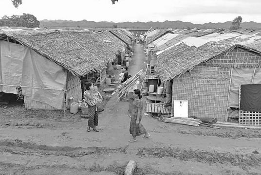 Tainnyo Refugee Camp in Maruk-U Township (Photo-U Wai Hla Aung)