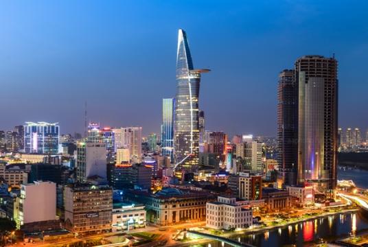 A view of HCM City – one of Việt Nam's biggest economic hubs. — Photo baodautu.vn  