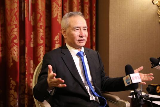 Vice-Premier Liu He talks to the media Friday afternoon in Washington following the 11th round of China-US high-level economic and trade consultations. The two sides agreed to continue negotiations in Beijing. Zhao Huanxin/China Daily