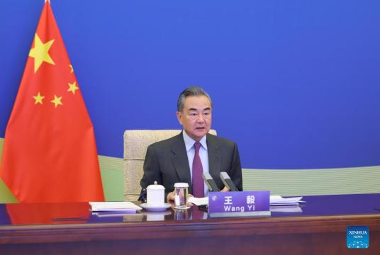 State Councilor and Foreign Minister Wang Yi. [Photo/Xinhua]