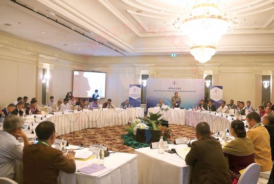 The Peace Process Steering Team (PPST) meeting held in Thailand in August. (Photo-NCA-SEAO Office)