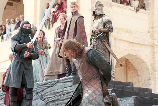 No one saw this scene involving Ned Stark (Sean Bean) coming in the first season of 'Game Of Thrones'. - Photos: HBO Asia