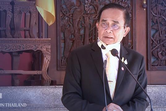 Prime Minister Prayut Chan-o-cha announces his plan to reshuffle the Cabinet after chairing a meeting of the National Security Council on July 9.