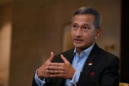 Singapore's foreign minister Vivian Balakrishnan