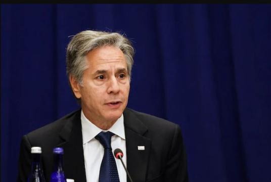 U.S. Secretary of State Antony J. Blinken speaks during a ministerial meeting of the Foreign Ministry Channel for Global Health Security, in New York, U.S. Sept. 27, 2024. Heather Khalifa/Pool via REUTERS/File Photo