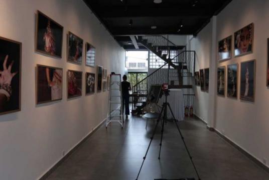 Sra’ Art Gallery is holding its new exhibition, Apsaras and Legends of Cambodia, in honour of the late Princess Norodom Buppha Devi. Photo - Hong Menea