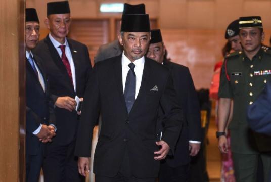 The Sultan of Pahang has been elected as the new Malaysian King, replacing the ruler of Kelantan who abdicated on Jan 6 after two years on the throne./AFP